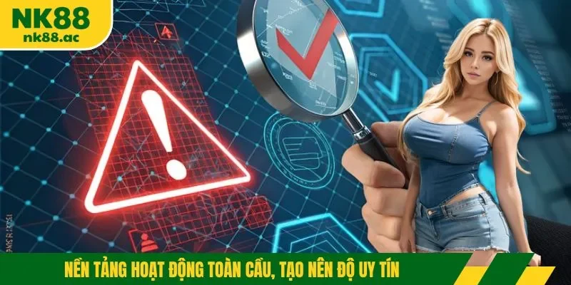 Nền tảng hoạt động toàn cầu, tạo nên độ uy tín